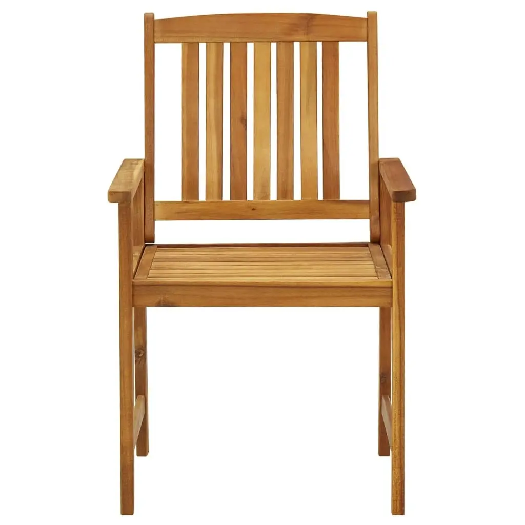 Garden Chairs 8 pcs Solid Acacia Wood 3078150