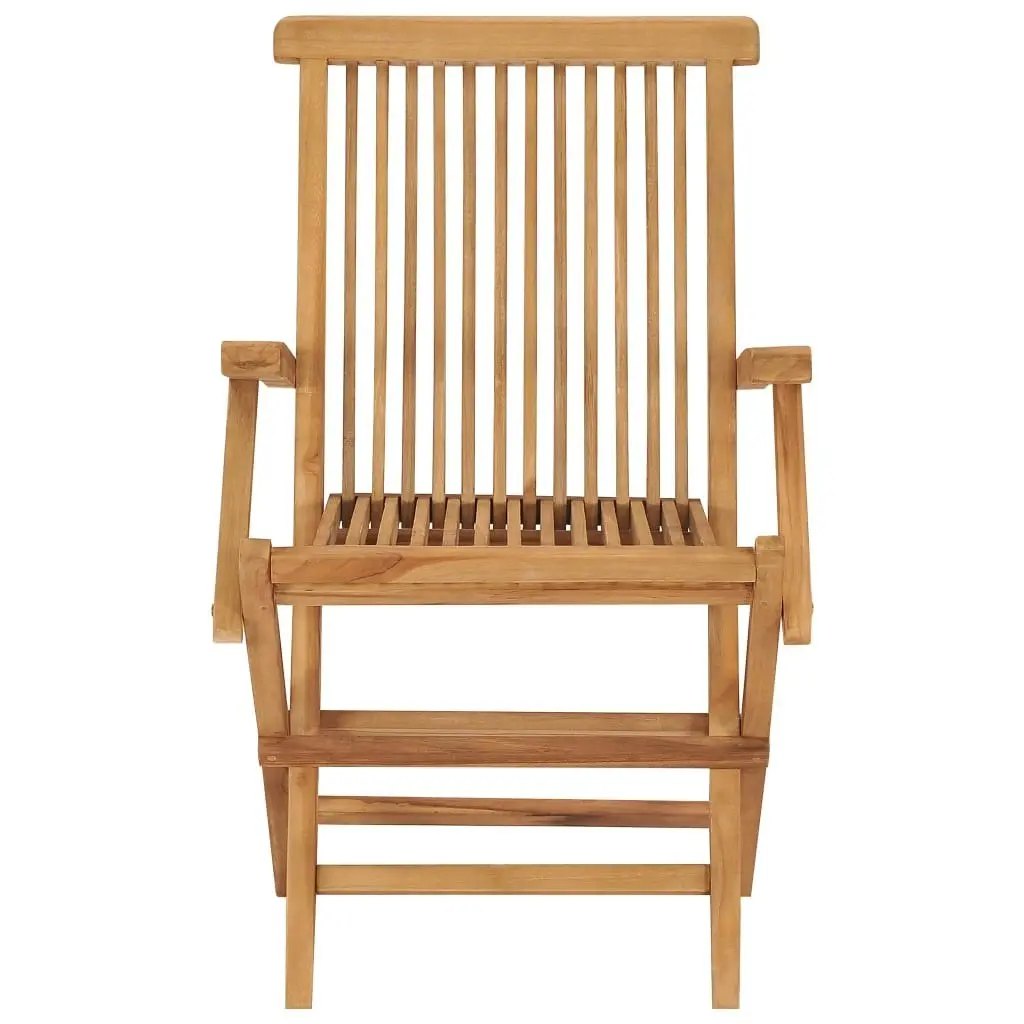 Garden Chairs 8 pcs Solid Teak Wood 3072888