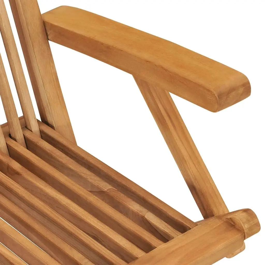 Garden Chairs 8 pcs Solid Teak Wood 3072888