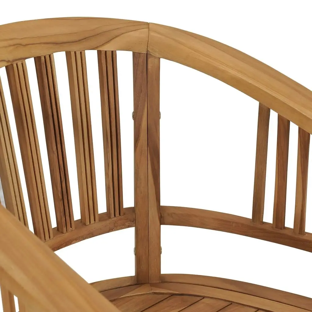 Garden Chairs 2 pcs Solid Teak Wood 49429