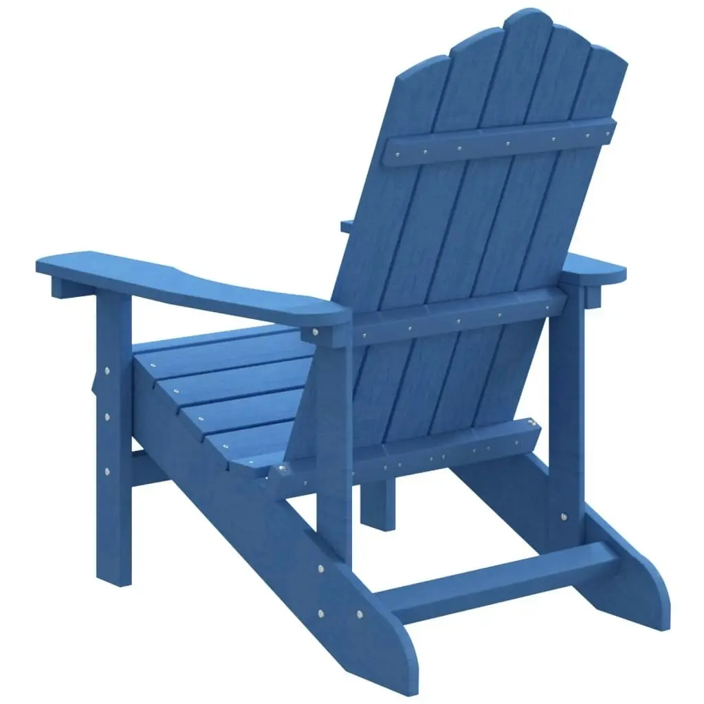 Garden Adirondack Chair HDPE Aqua Blue 318640