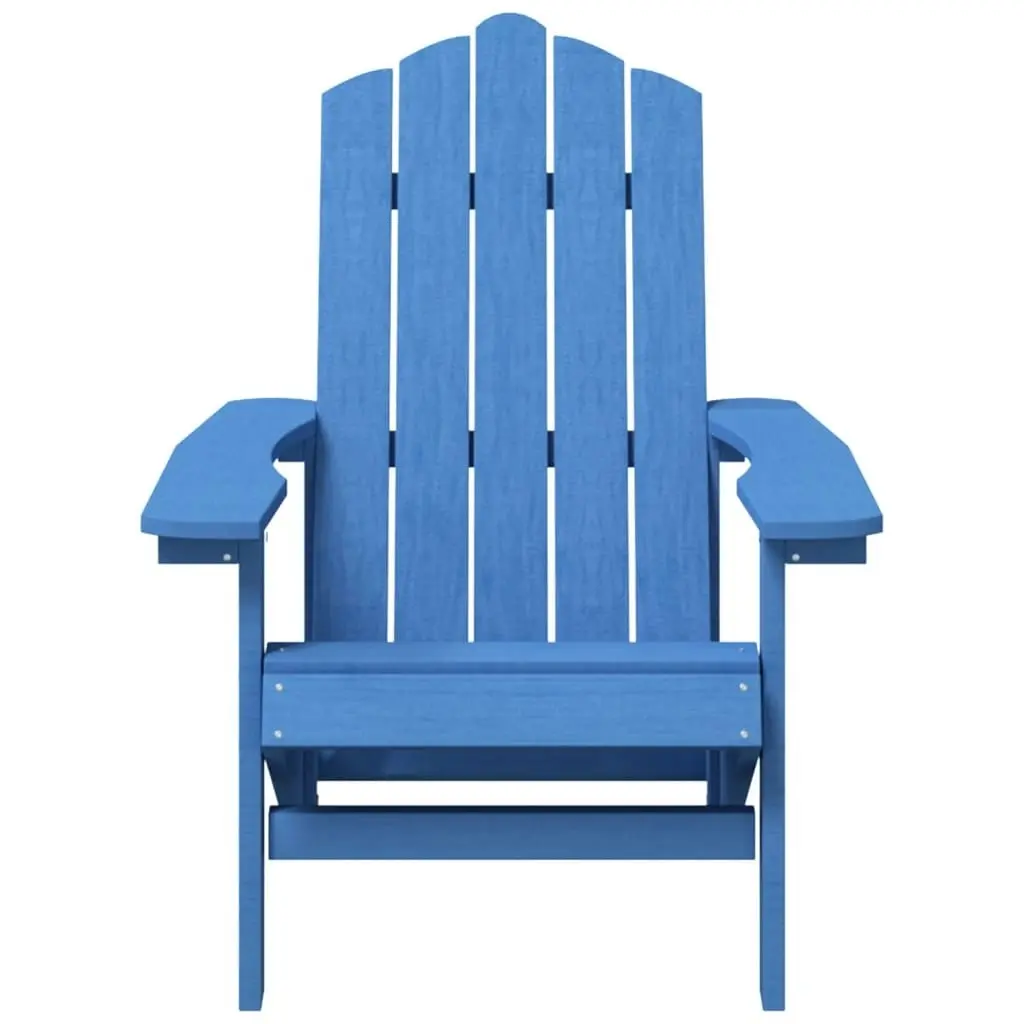 Garden Adirondack Chair HDPE Aqua Blue 318640