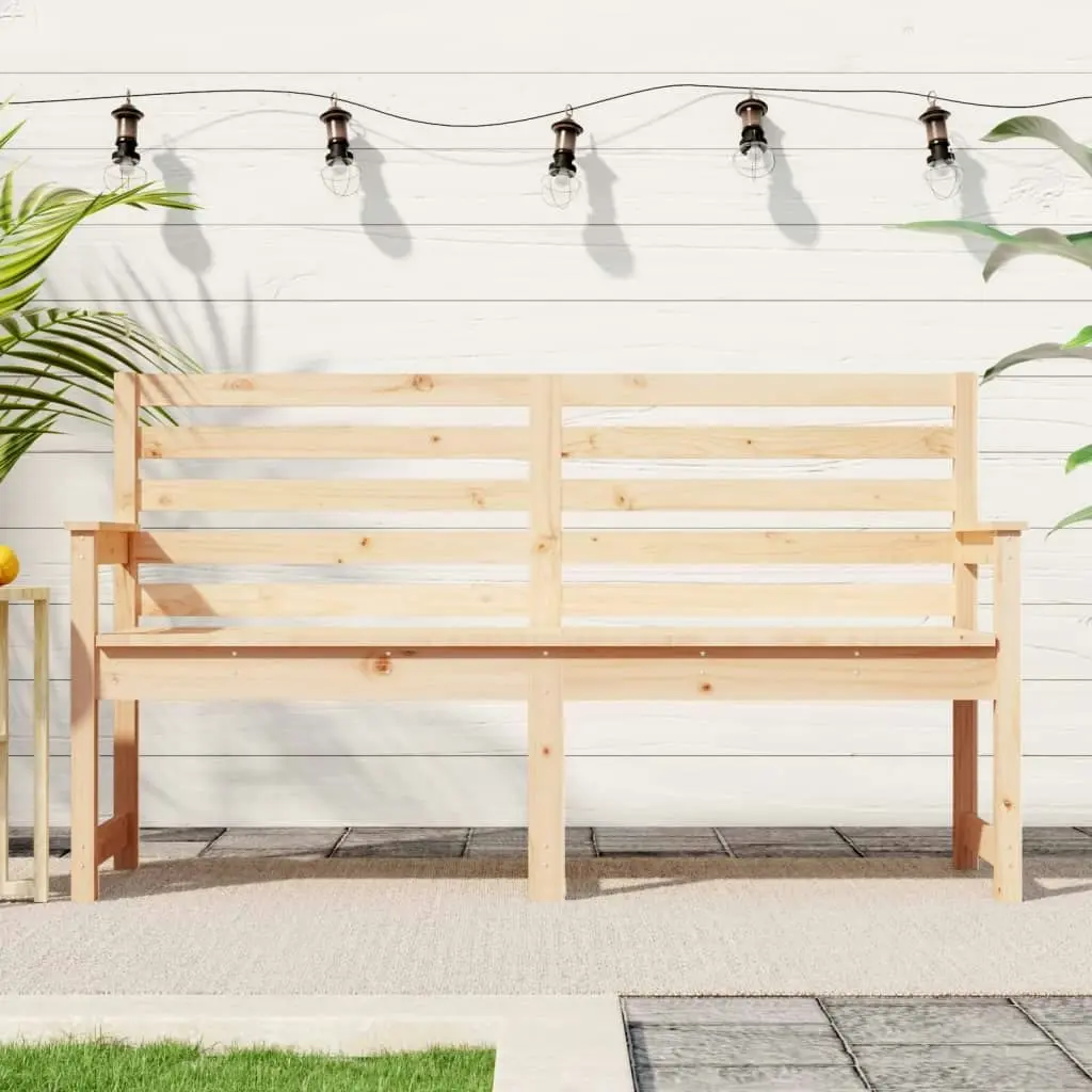 Garden Bench 159.5x48x91.5 cm Solid Wood Pine 824067