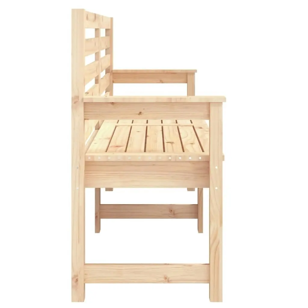 Garden Bench 159.5x48x91.5 cm Solid Wood Pine 824067