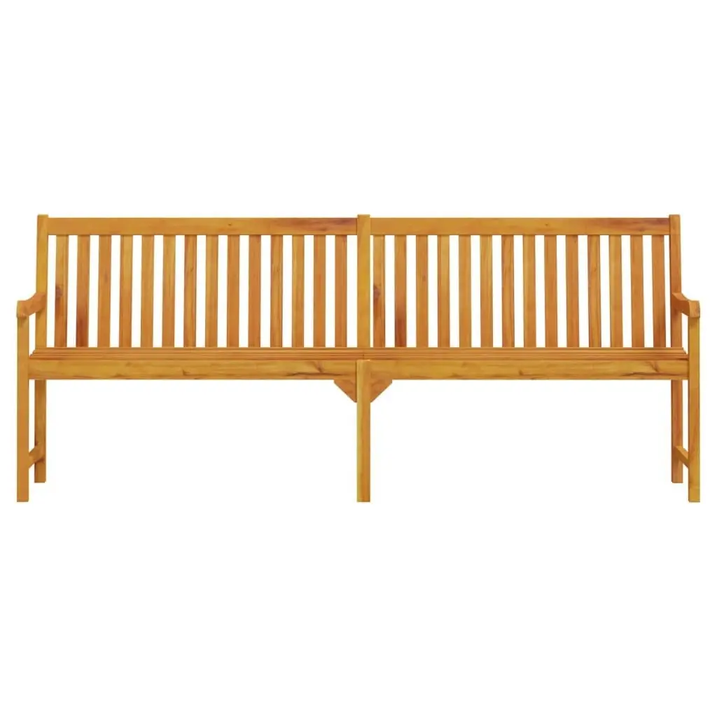 Garden Bench 219 cm Solid Acacia Wood 316613