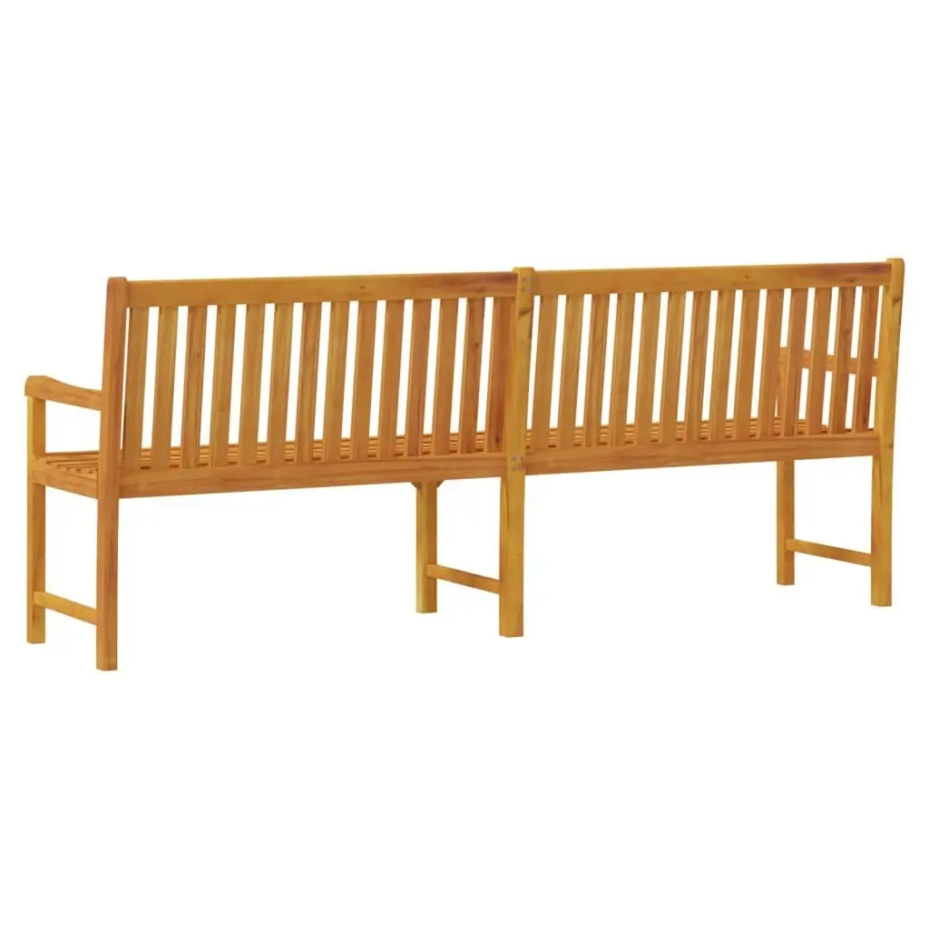 Garden Bench 219 cm Solid Acacia Wood 316613