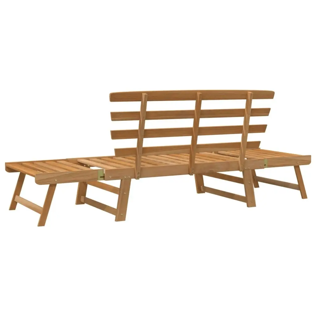 Garden Bench 2-in-1 190 cm Solid Acacia Wood 316471