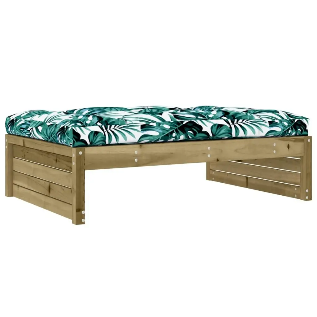 Garden Footstool 120x80 cm Impregnated Wood Pine 825771