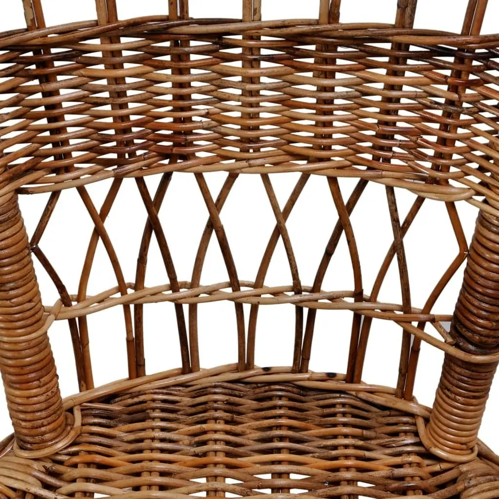 Outdoor Chair Natural Rattan Brown 246809