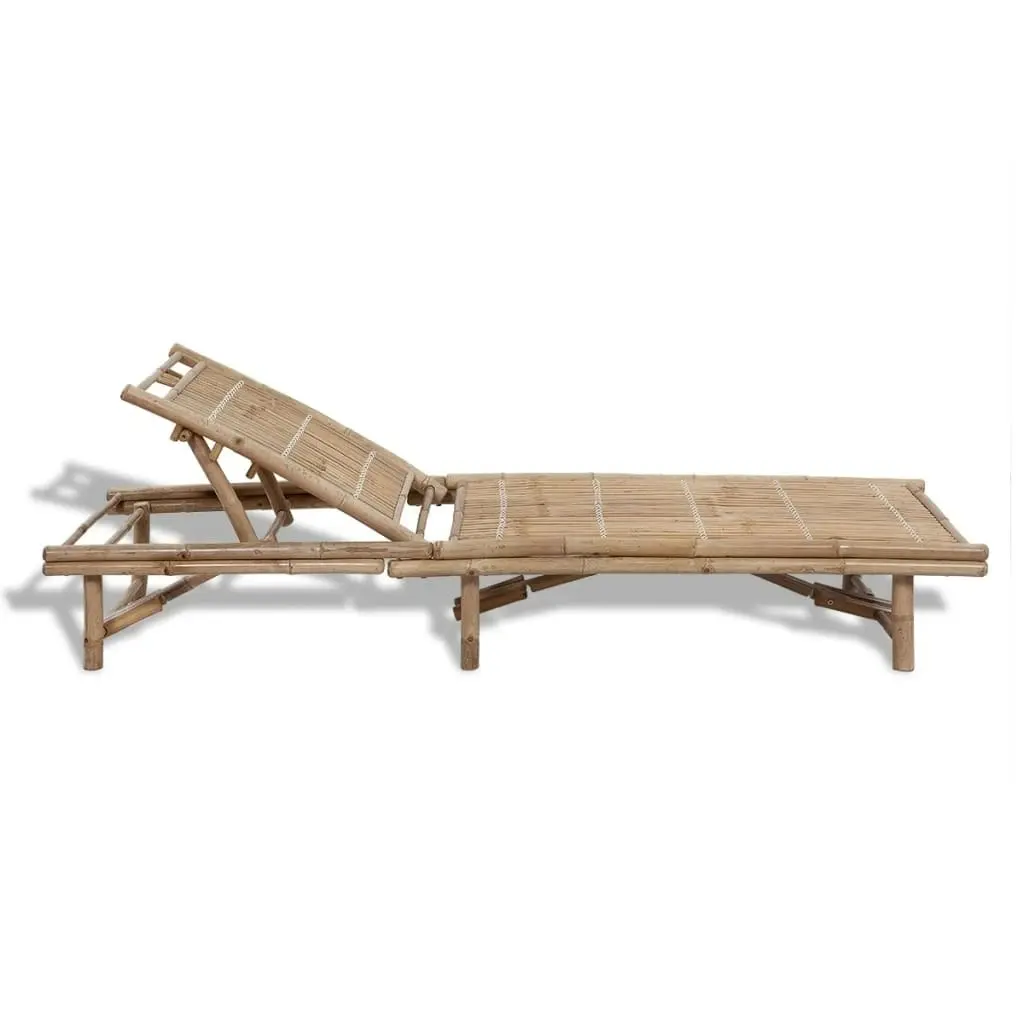 Sun Lounger Bamboo 41499