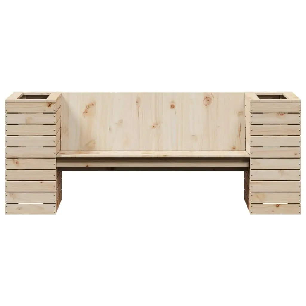 Planter Bench 167.5x60x65 cm Solid Wood Pine 832543