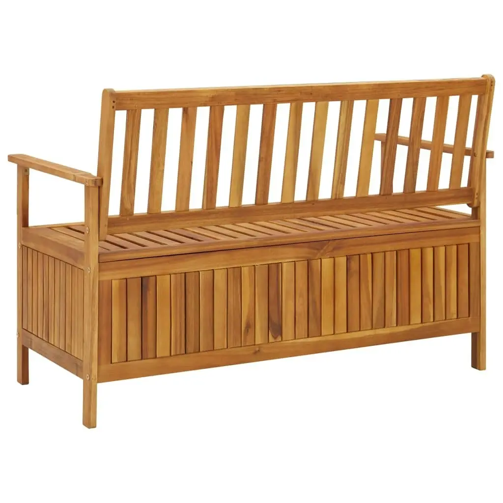 Garden Storage Bench 120 cm Solid Acacia Wood 310279