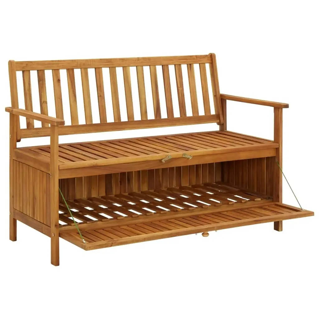 Garden Storage Bench 120 cm Solid Acacia Wood 310279