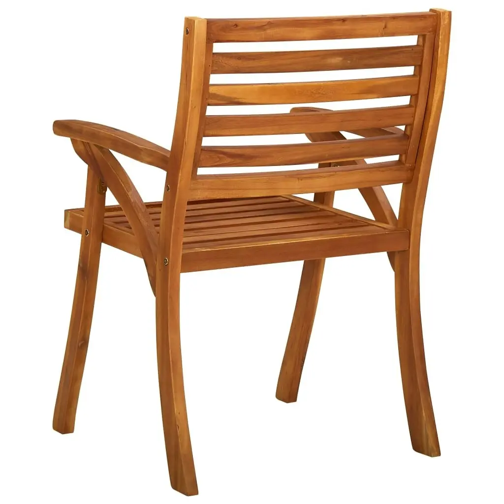 Garden Chairs 3 pcs Solid Acacia Wood 310630