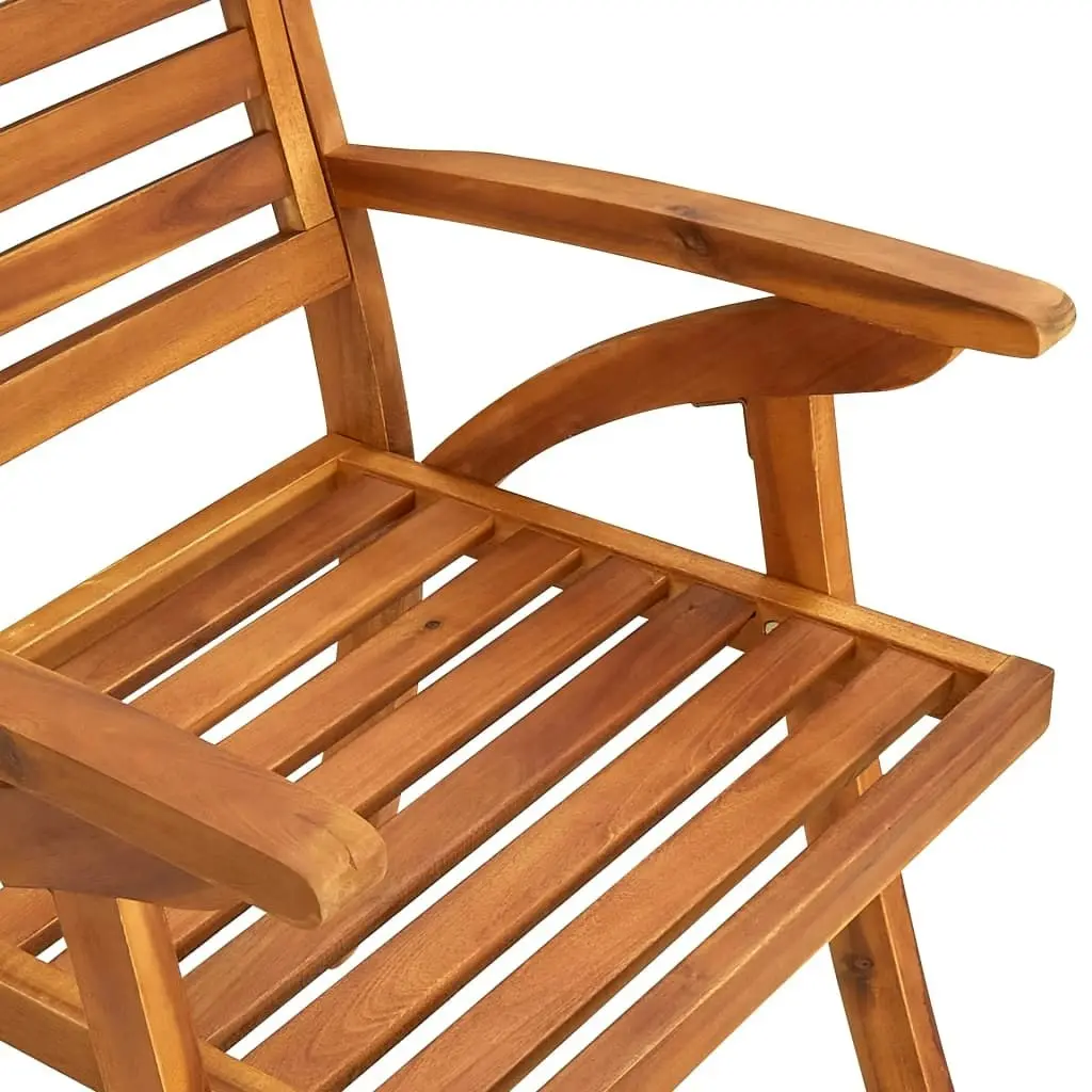 Garden Chairs 3 pcs Solid Acacia Wood 310630