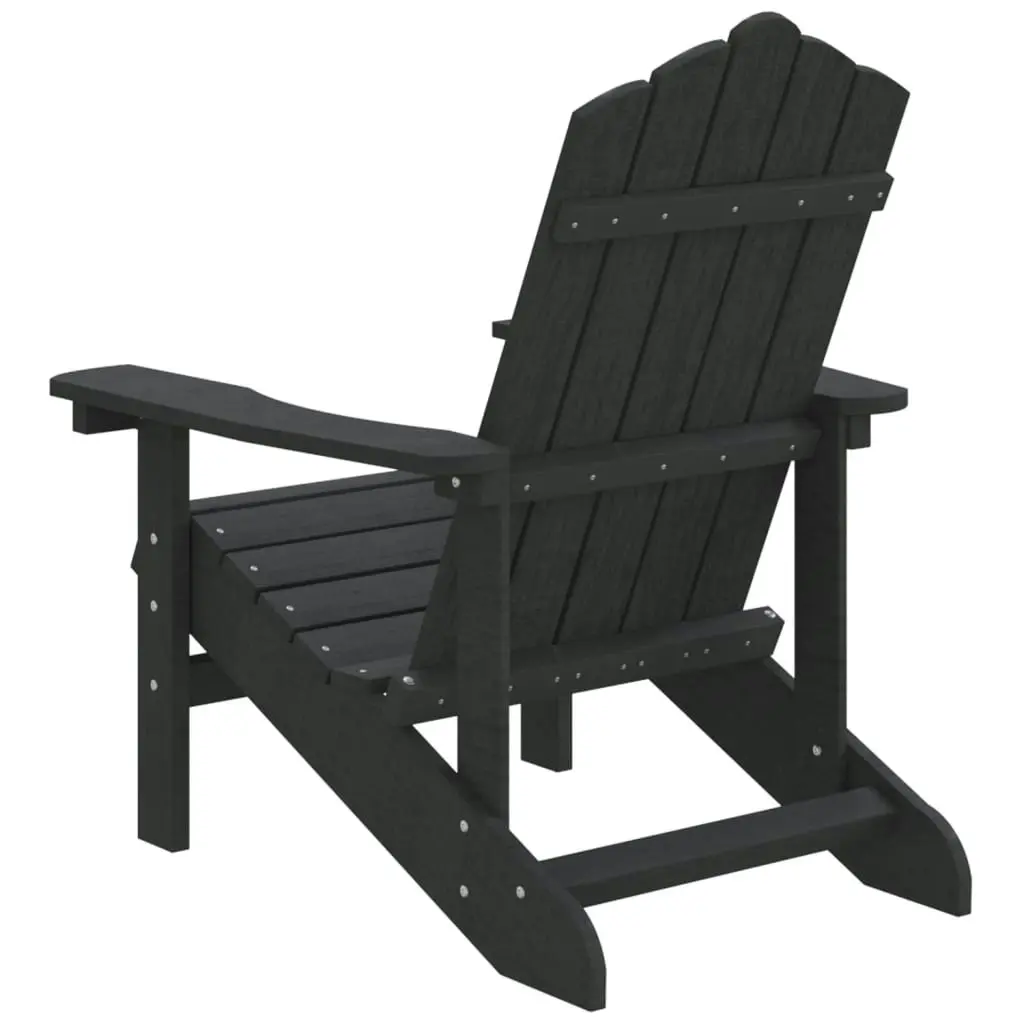 Garden Adirondack Chair HDPE Anthracite 318638