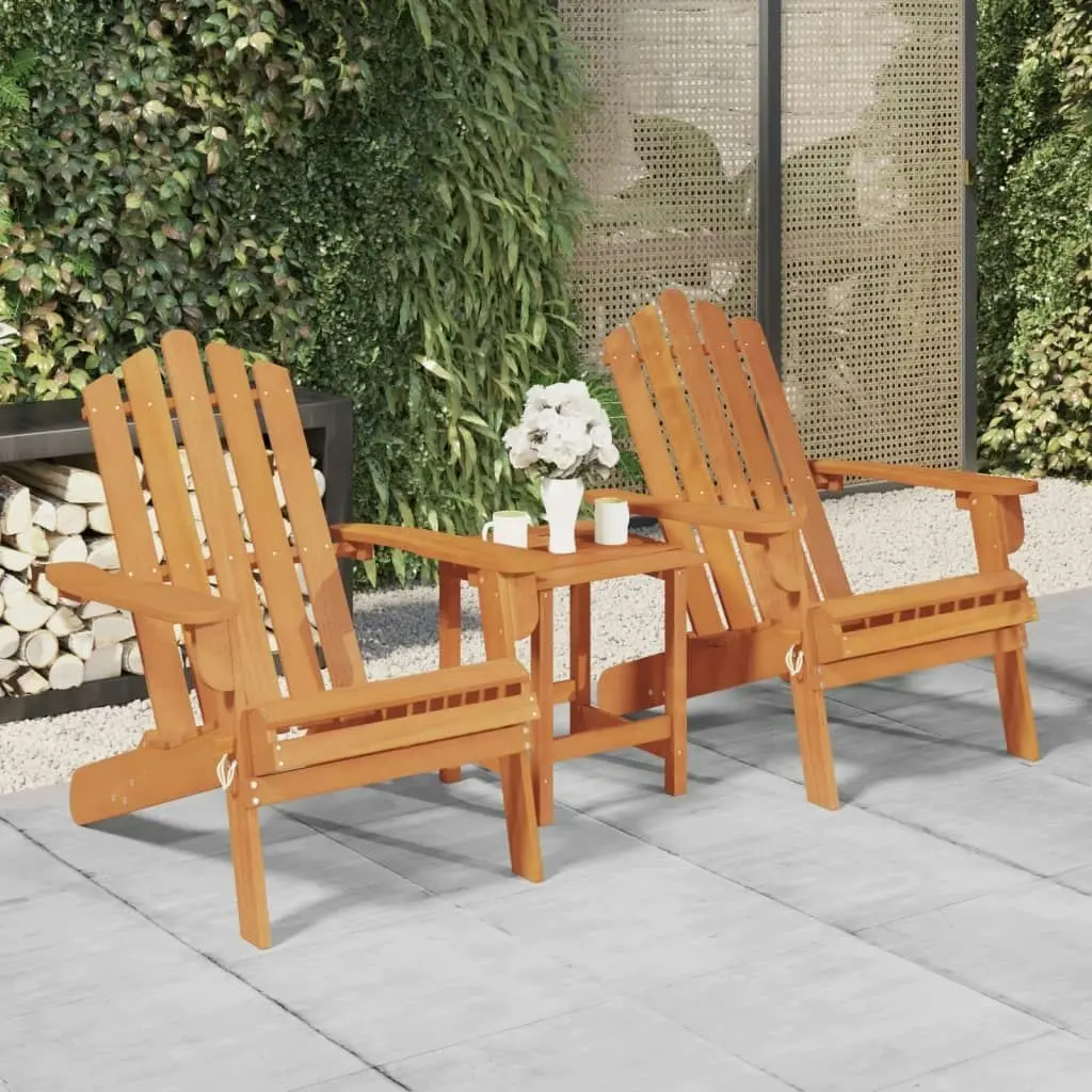 Garden Adirondack Chairs 2 pcs Solid Wood Acacia 3145014