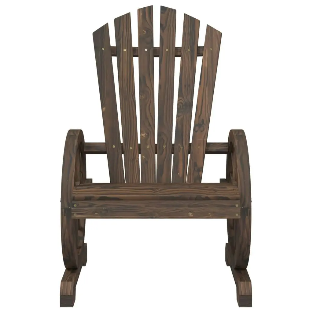 Garden Adirondack Chairs 4 pcs Solid Wood Fir 3207118