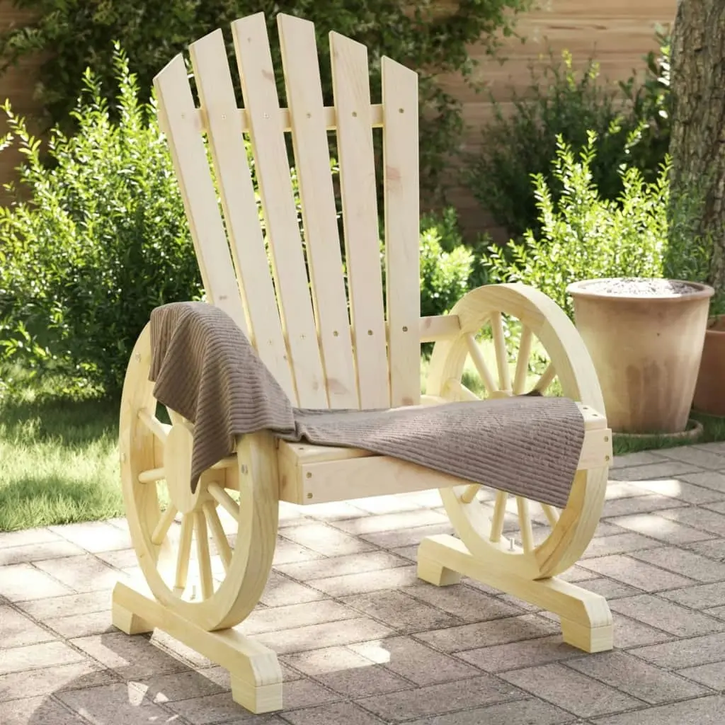 Garden Adirondack Chairs 4 pcs Solid Wood Fir 3207117