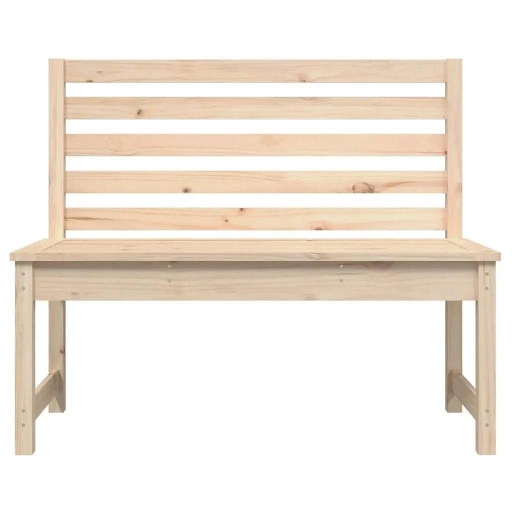 Garden Bench 109 cm Solid Wood Pine 824032