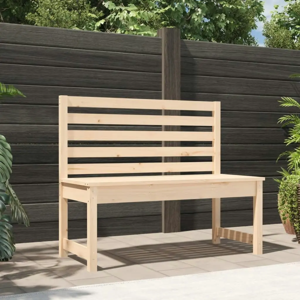 Garden Bench 109 cm Solid Wood Pine 824032