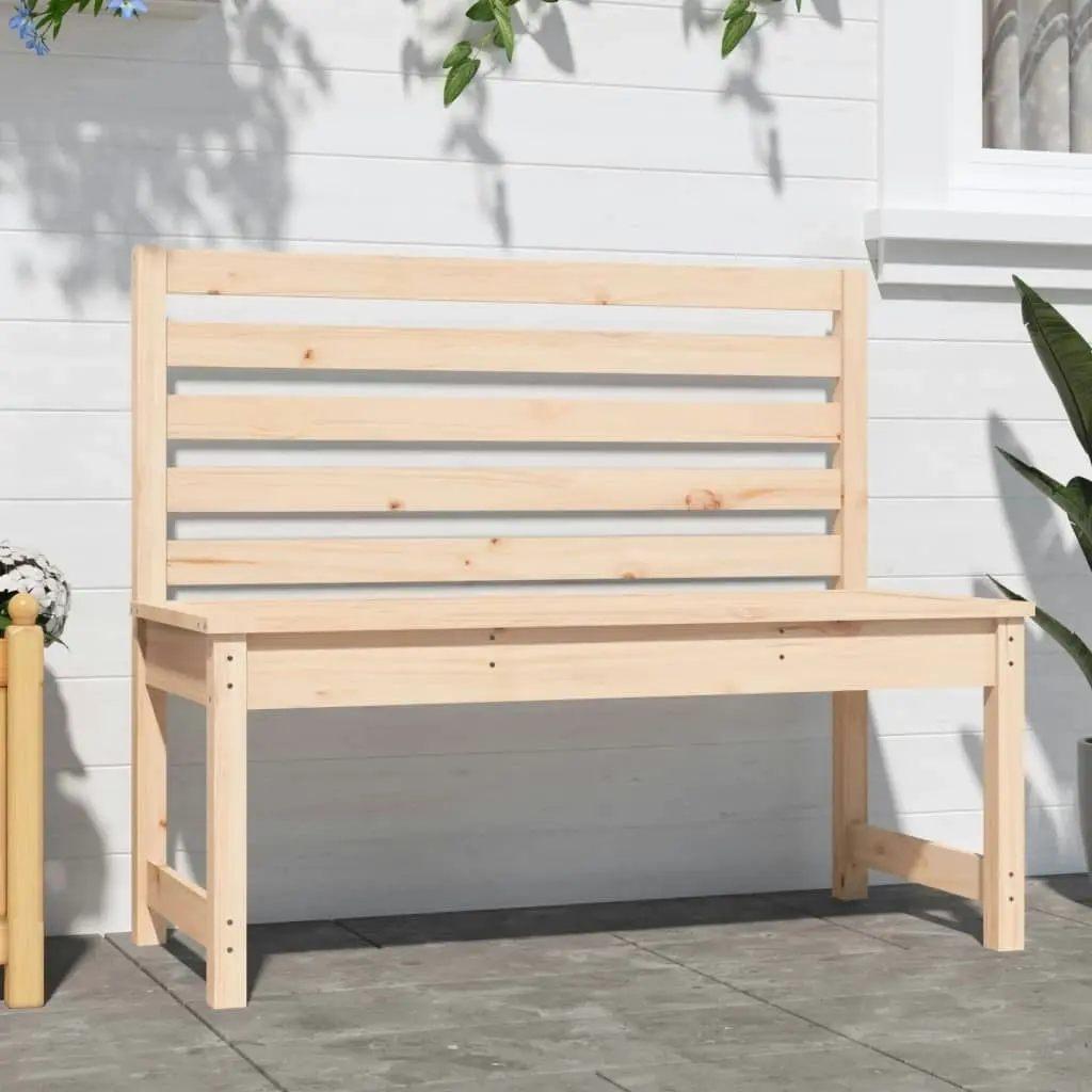 Garden Bench 109 cm Solid Wood Pine 824032