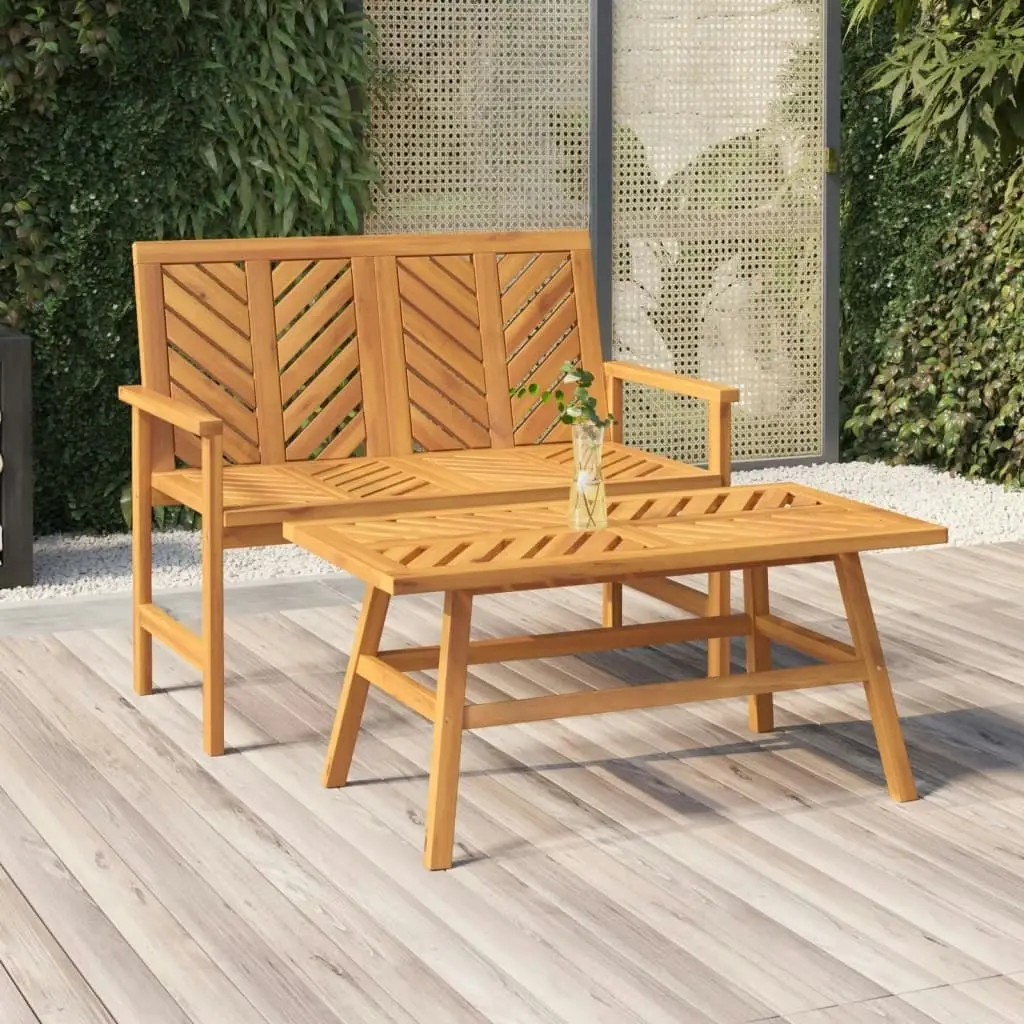 Garden Bench 109 cm Solid Wood Acacia 362234