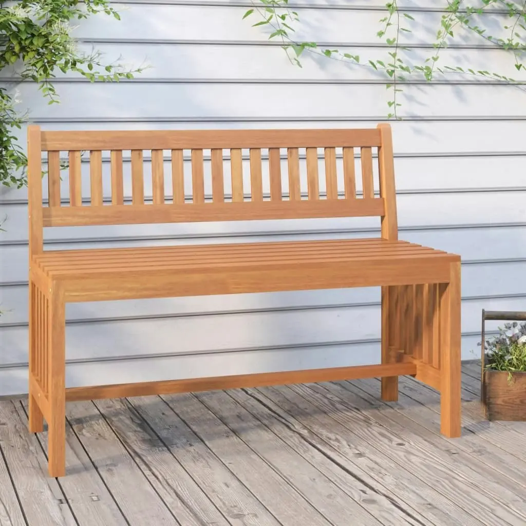 Garden Bench 110 cm Solid Wood Eucalyptus 363290