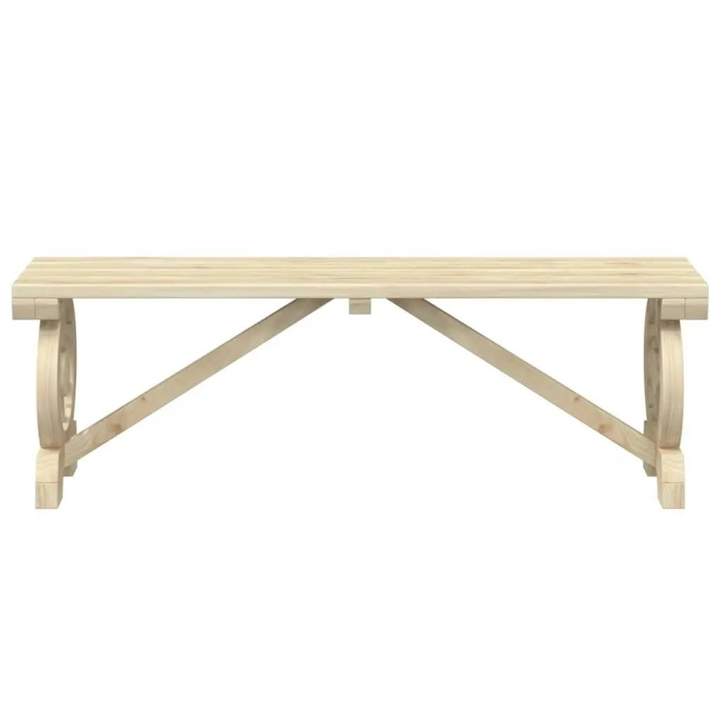 Garden Bench 115 cm Solid Wood Fir 365111