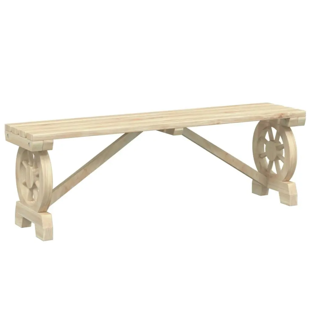 Garden Bench 115 cm Solid Wood Fir 365111