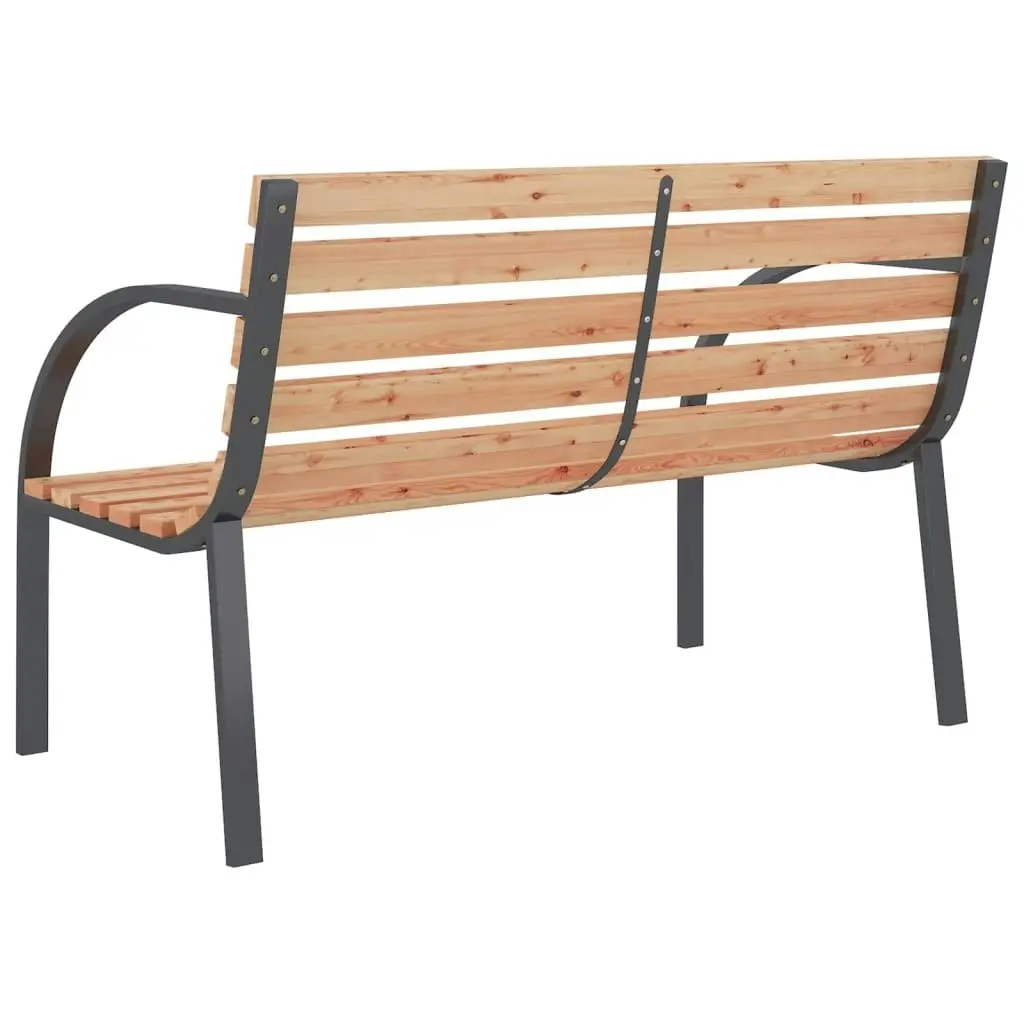 Garden Bench 120 cm Wood and Iron 41014