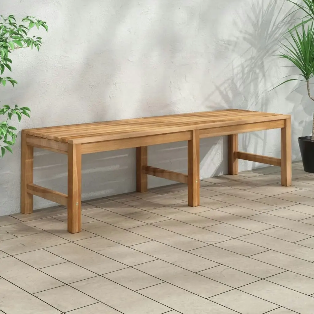 Garden Bench 150 cm Solid Teak Wood 316627