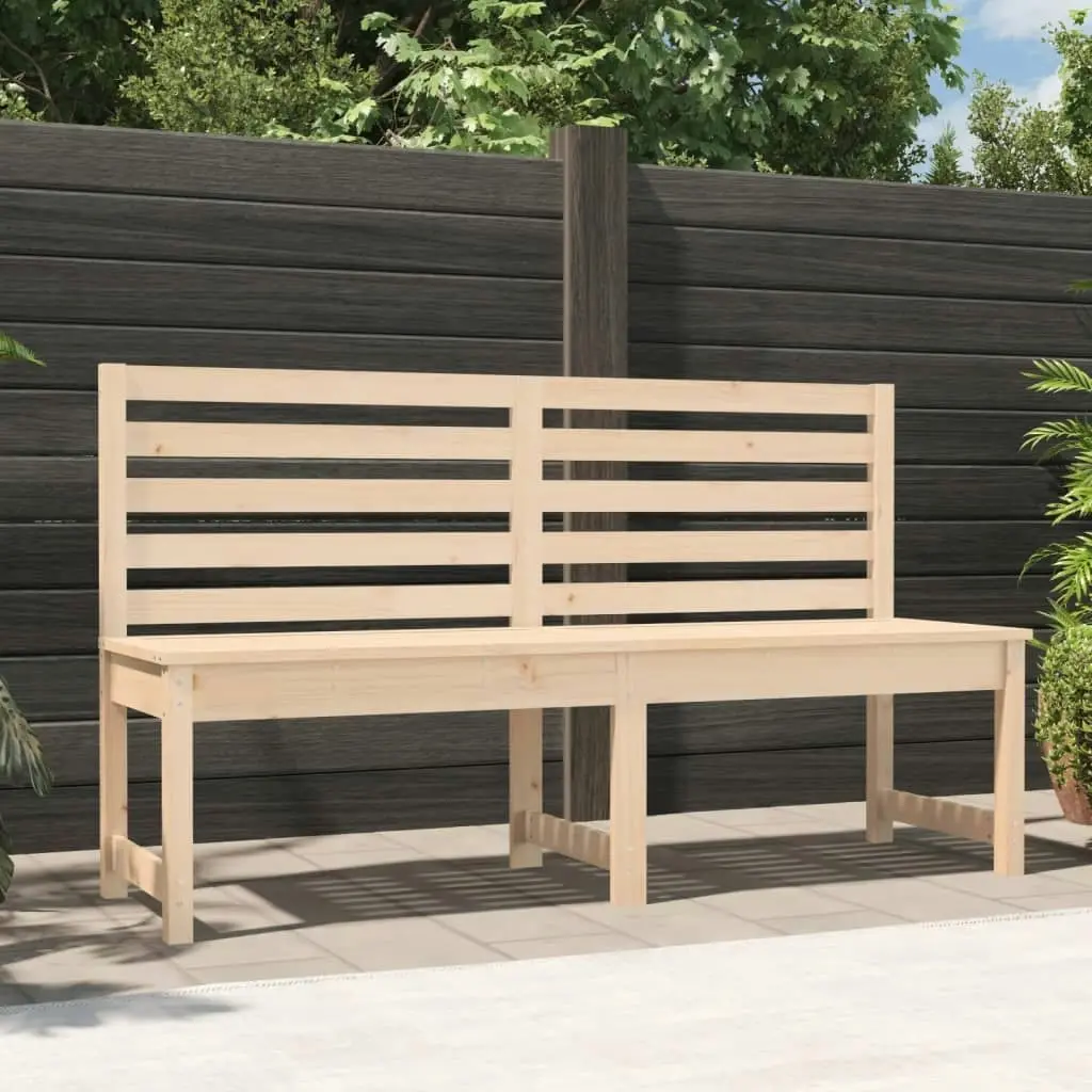 Garden Bench 157.5 cm Solid Wood Pine 824039