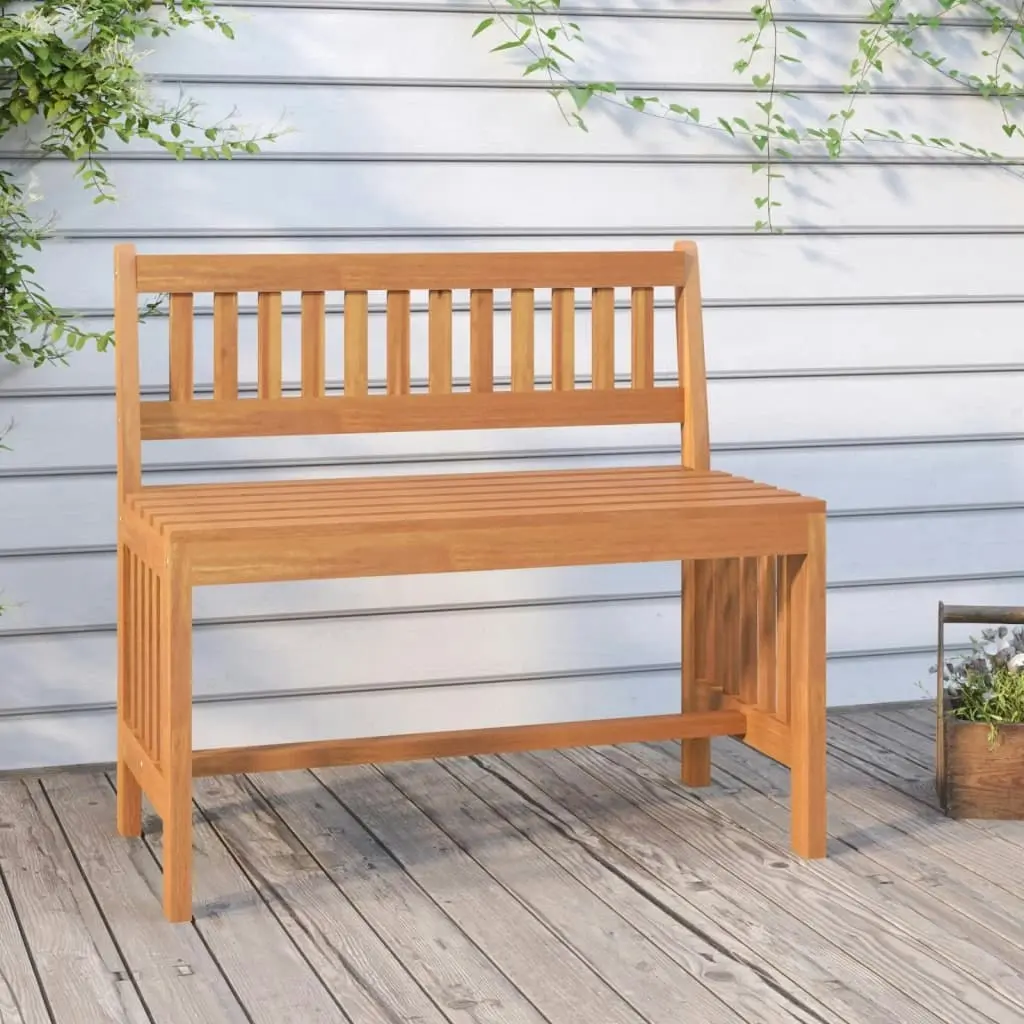 Garden Bench 80 cm Solid Wood Eucalyptus 363289