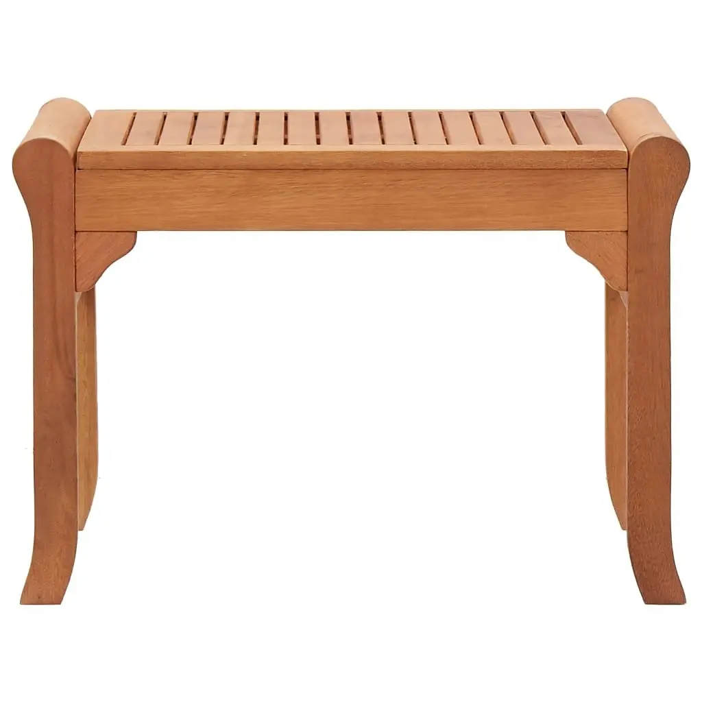 Garden Bench 64 cm Solid Eucalyptus Wood 47289