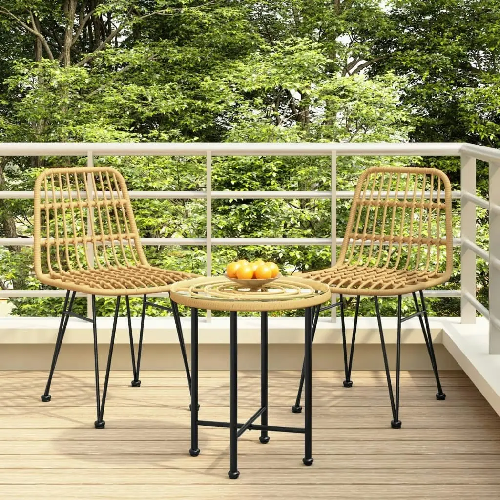 Garden Chairs 2 pcs 48x62x84 cm PE Rattan 319428