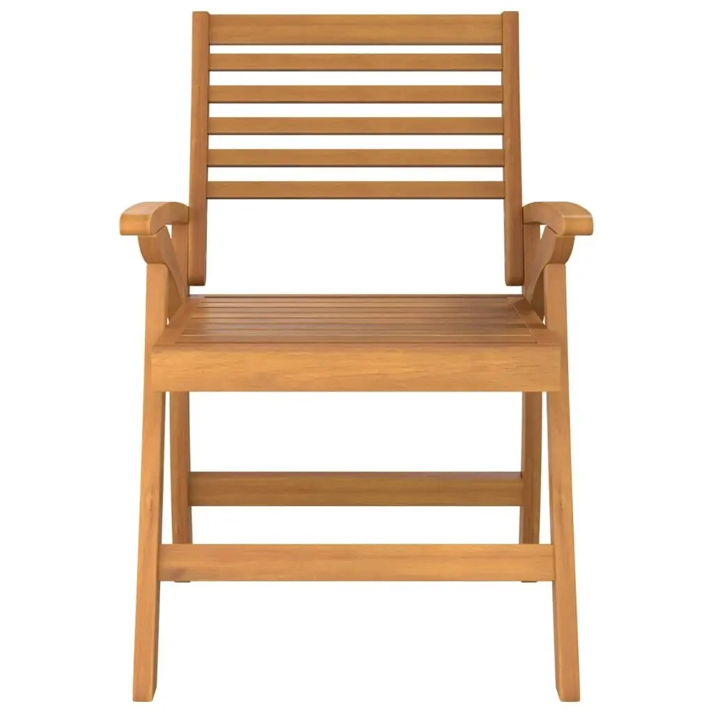 Garden Chairs 2 pcs 58x58x87 cm Solid Wood Acacia 363312