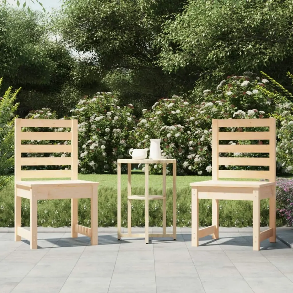 Garden Chairs 2 pcs 50x48x91.5 cm Solid Wood Pine 824025