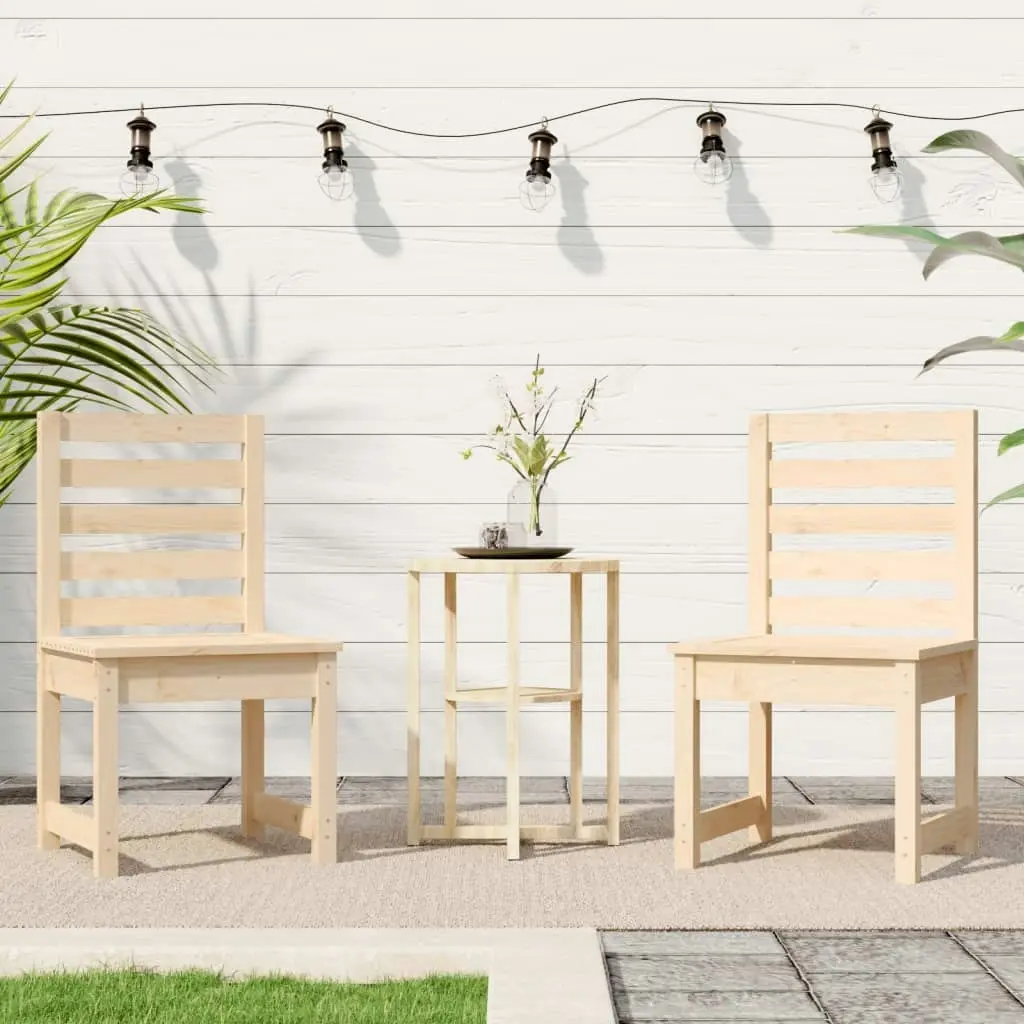 Garden Chairs 2 pcs 50x48x91.5 cm Solid Wood Pine 824025