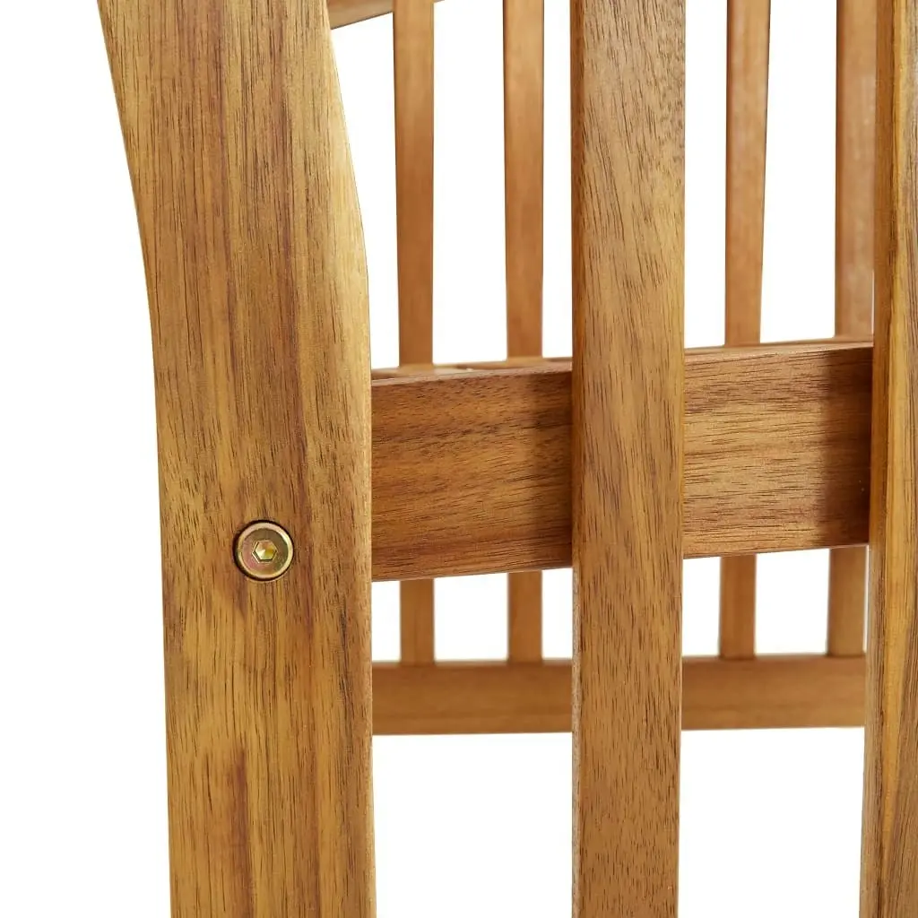 Garden Chairs 2 pcs Solid Acacia Wood 310256