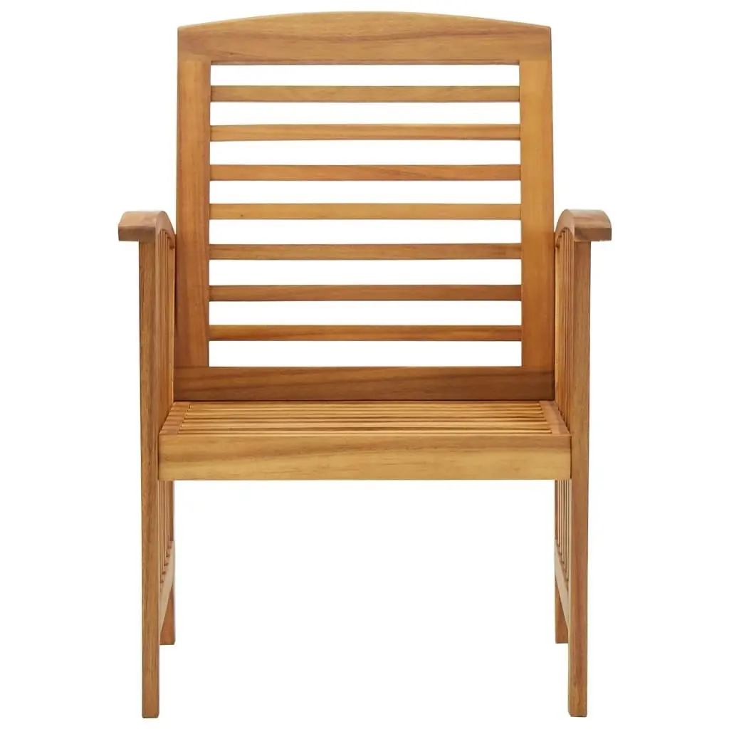 Garden Chairs 2 pcs Solid Acacia Wood 310256