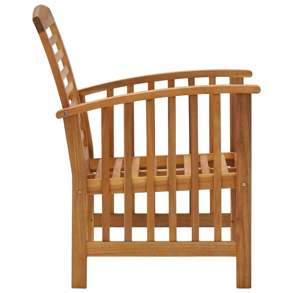 Garden Chairs 2 pcs Solid Acacia Wood 310256