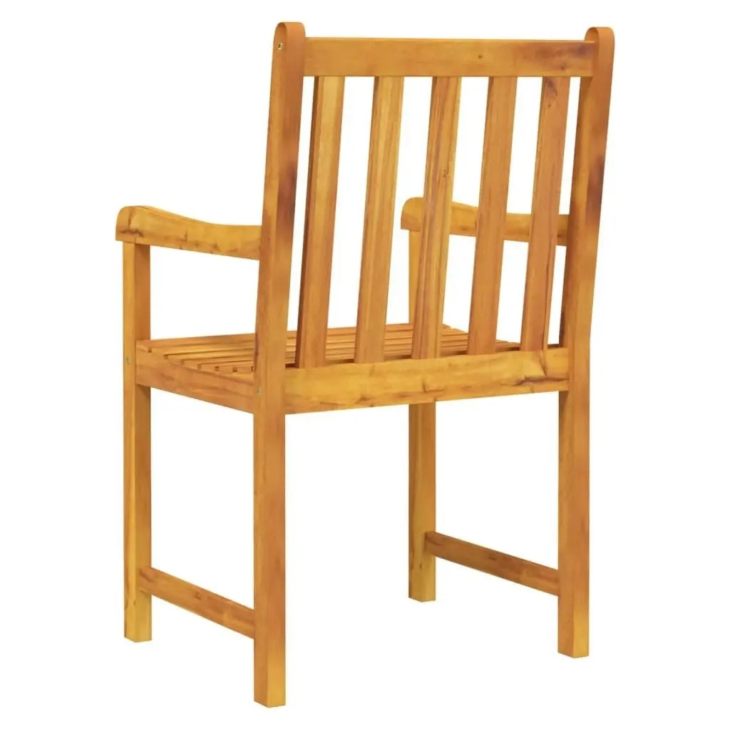 Garden Chairs 2 pcs Solid Acacia Wood 316609