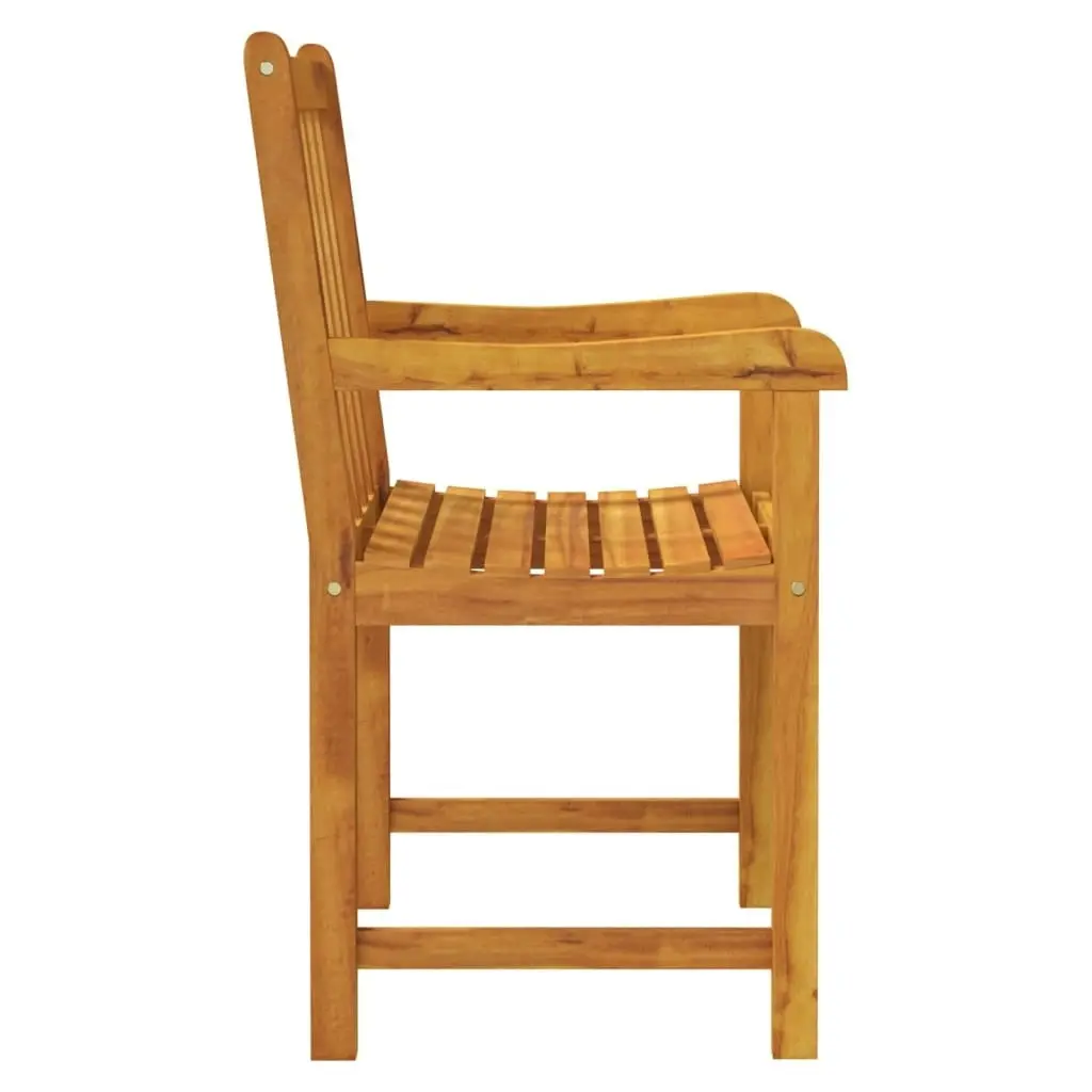 Garden Chairs 2 pcs Solid Acacia Wood 316609