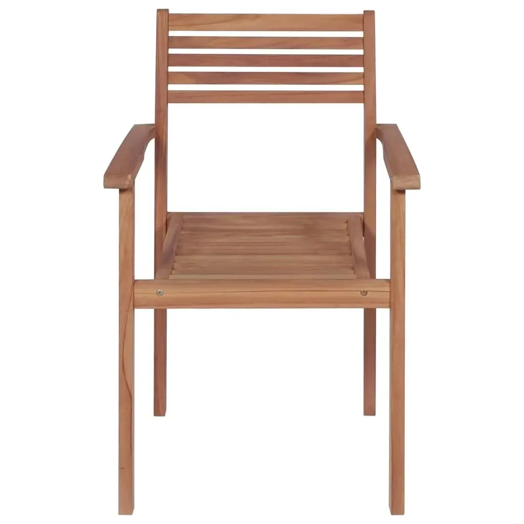 Garden Chairs 4 pcs with Anthracite Cushions Solid Teak Wood 3062304