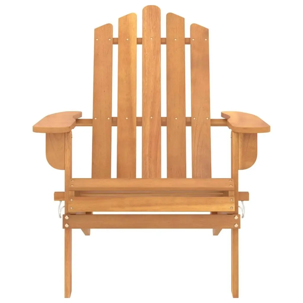 Garden Adirondack Chair Solid Acacia Wood 316830