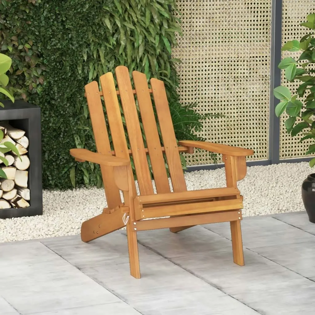 Garden Adirondack Chair Solid Acacia Wood 316830