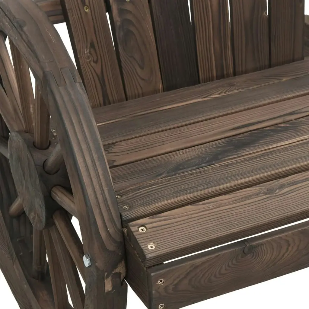 Garden Adirondack Chair Solid Wood Fir 365090