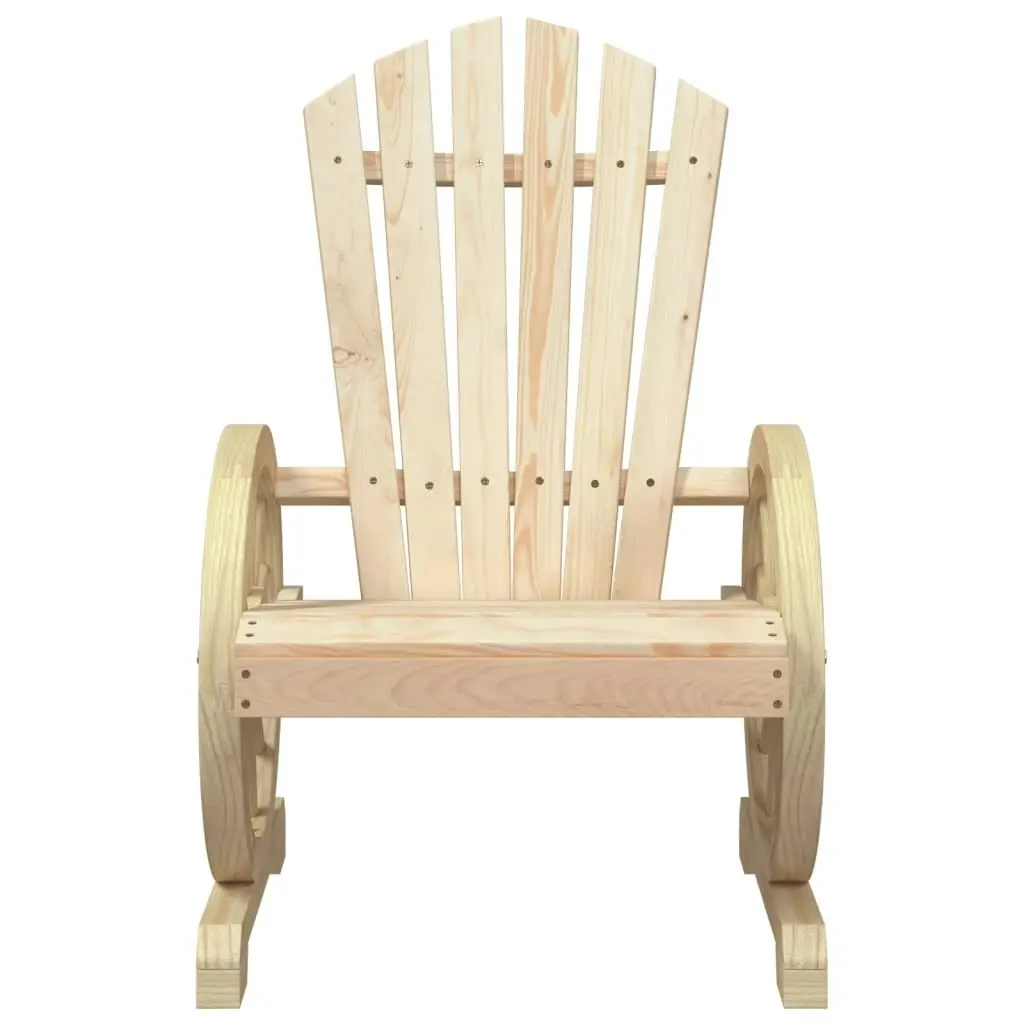 Garden Adirondack Chairs 2 pcs Solid Wood Fir 365091