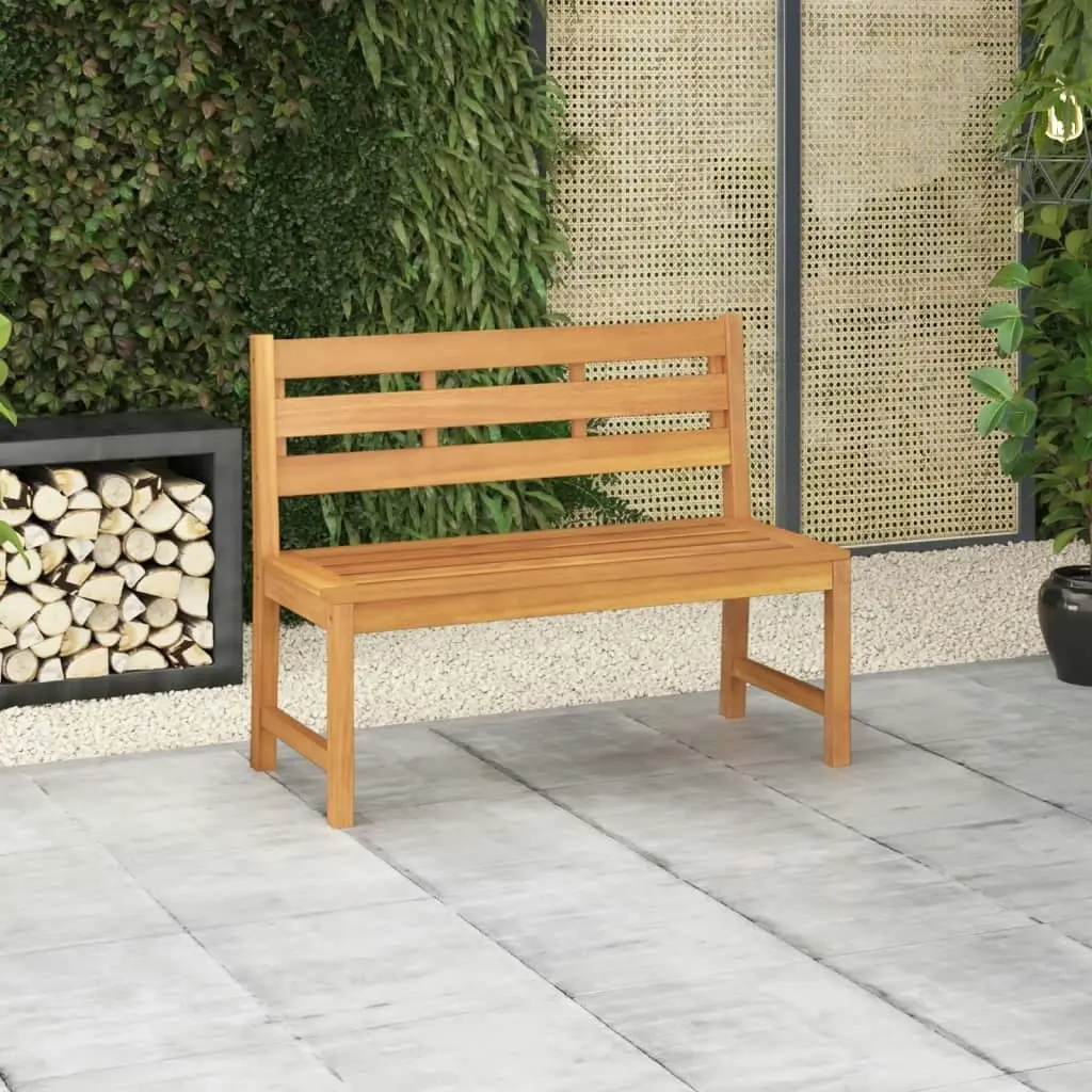 Garden Bench 114 cm Solid Teak Wood 316634